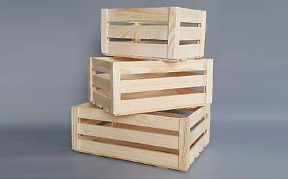 	wooden crates